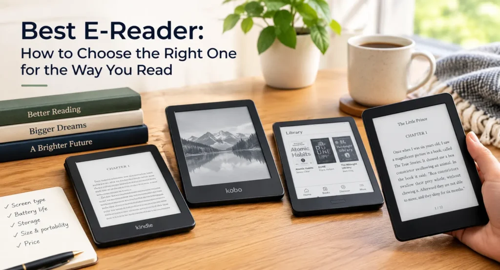 Best E-Reader: How To Choose The Right One For The Way You Read